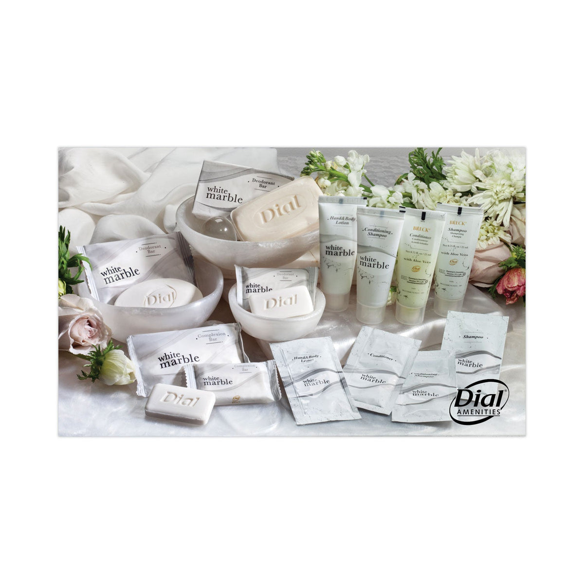 Dial Amenities Deodorant Soap, Pleasant Scent, # 3/4 Individually Wrapped Bar, 1,000/Carton