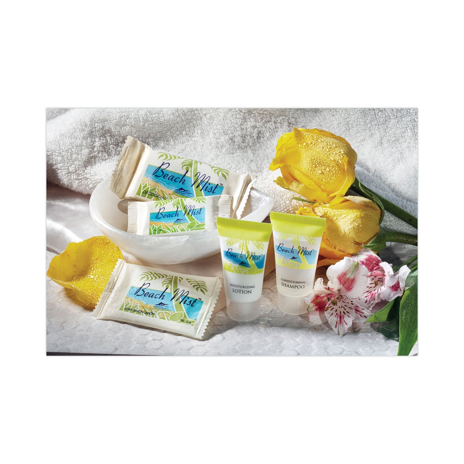 Beach Mist Face and Body Soap, Beach Mist Fragrance, # 1/2 Bar, 1,000/Carton
