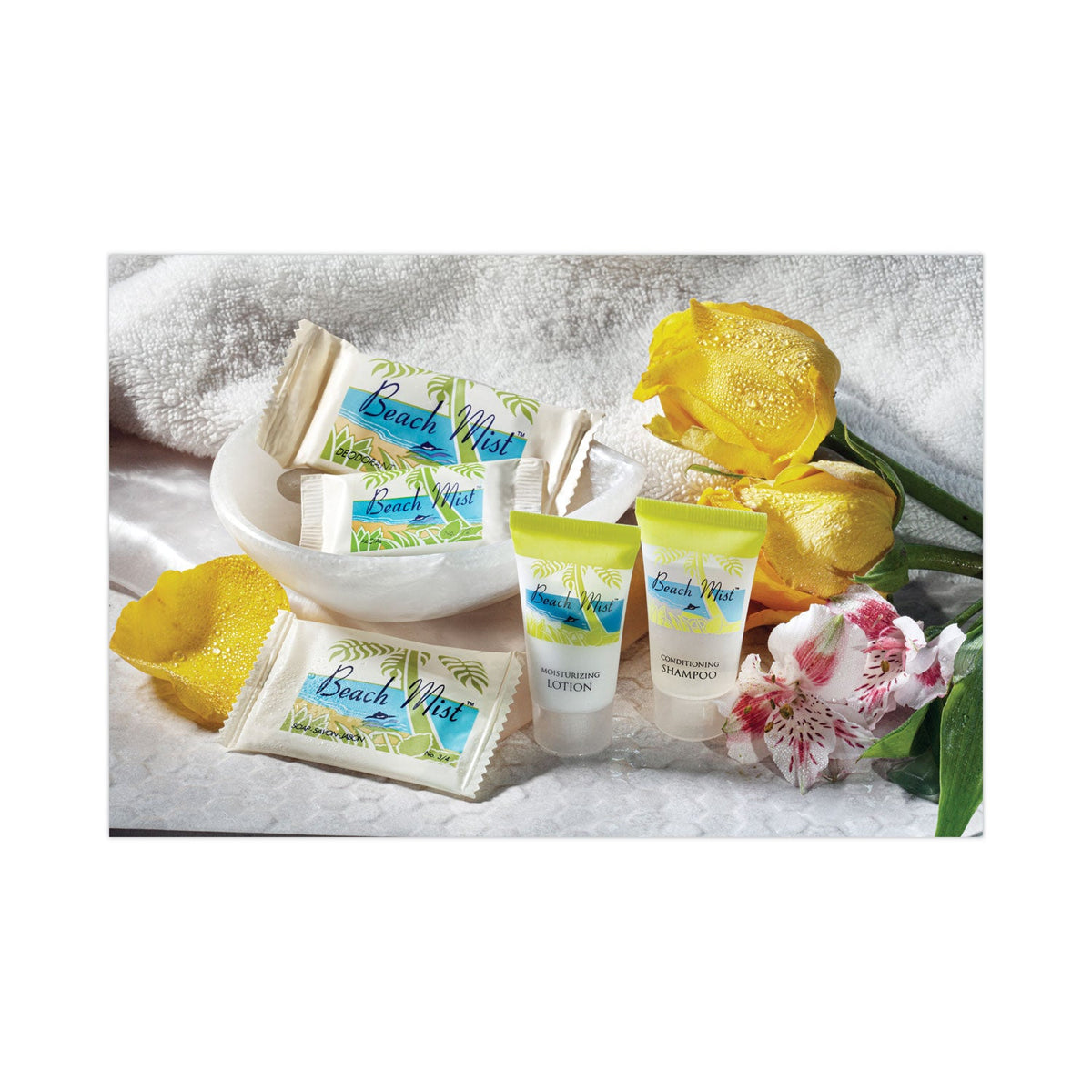 Beach Mist Shampoo, Fresh Scent, 0.65 oz Tube, 288/Carton