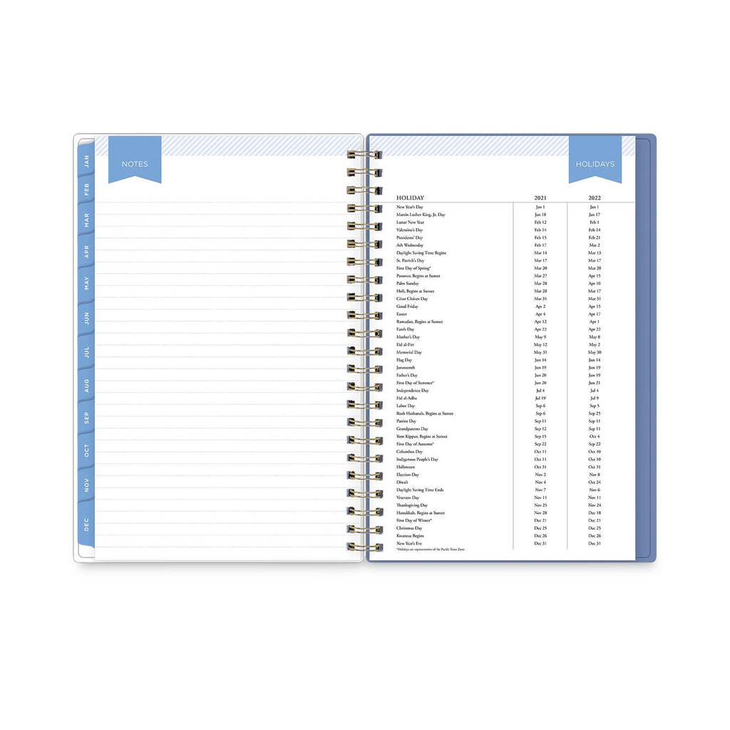 Blue Sky Day Designer Climbing Floral Blush Create-Your-Own Cover Weekly/Monthly Planner, 8 x 5, 12-Month (July-June): 2022-2023