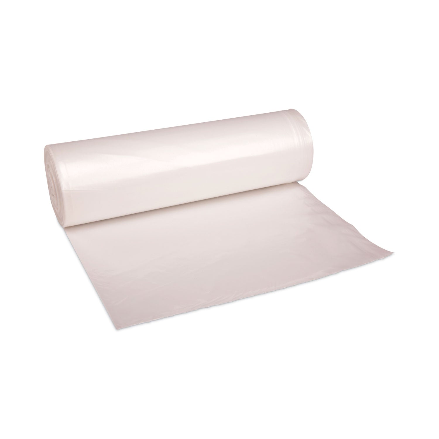 Boardwalk High-Density Can Liners, 45 gal, 10 microns, 40" x 46", Natural, 250/Carton