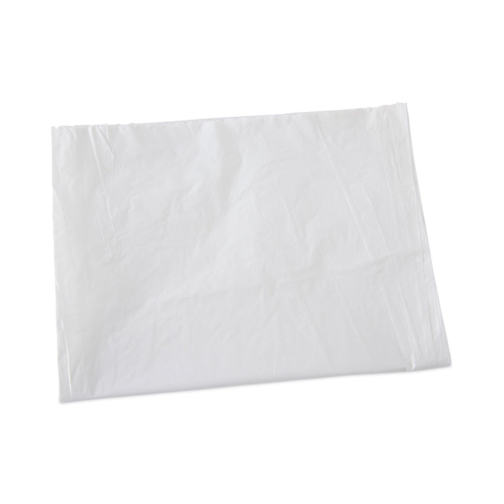 Boardwalk Linear Low Density Industrial Can Liners, 60 gal, 0.7 mil, 38 x 58, White, 100/Carton