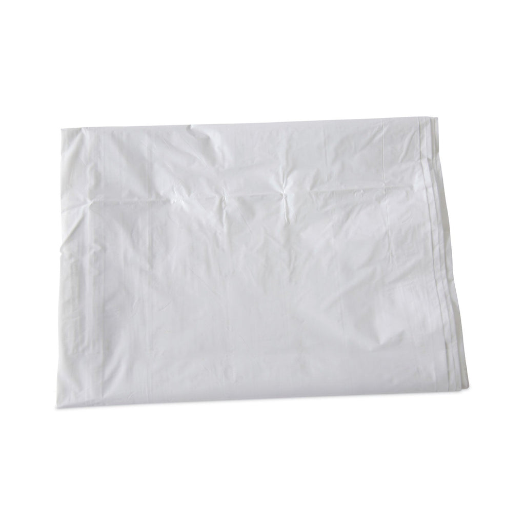 Boardwalk Linear Low Density Industrial Can Liners, 10 gal, 0.5 mil, 24 x 23, White, 500/Carton