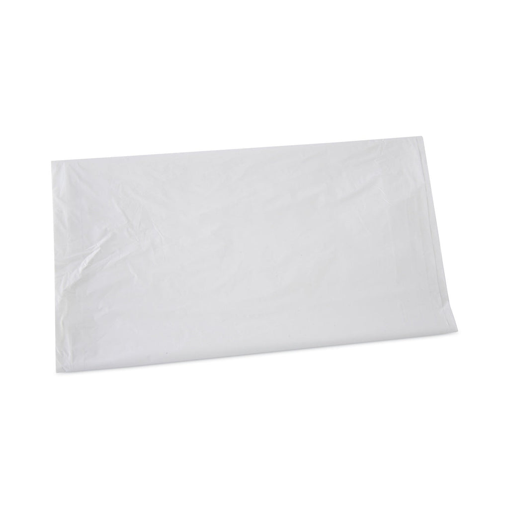 Boardwalk Linear Low Density Industrial Can Liners, 45 gal, 0.9 mil, 40 x 46, White, 100/Carton