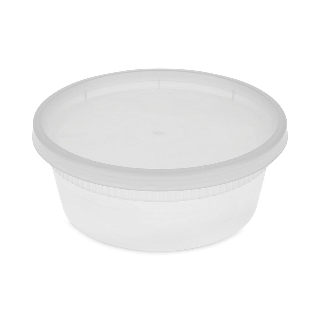 Pactiv Evergreen Newspring DELItainer Microwavable Container, 8 oz, 1.13 x 2.8 x 1.33, Clear, Plastic, 240/Carton