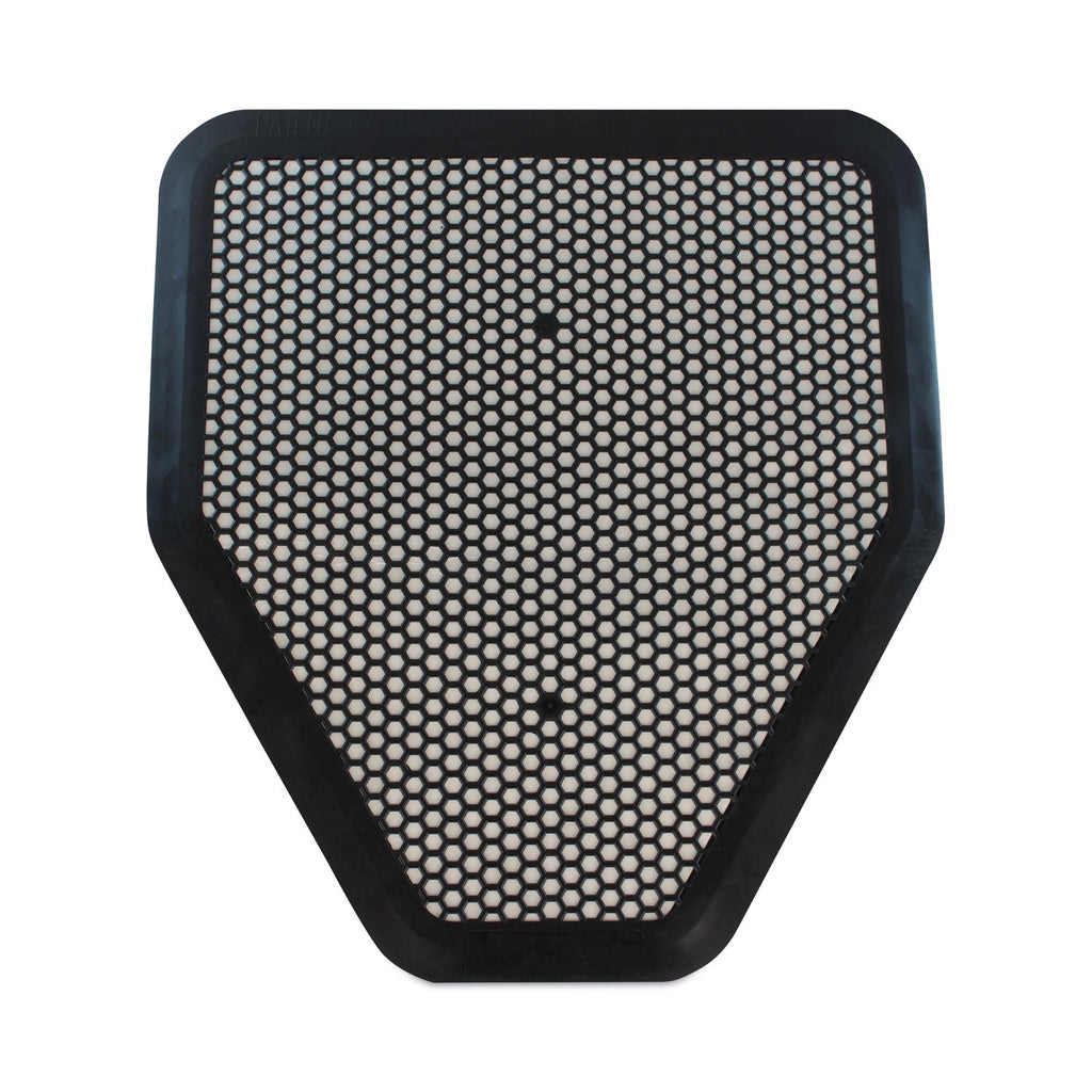 TOLCO Urinal Mat, 20.75 x 18.5, Black, 6/Carton