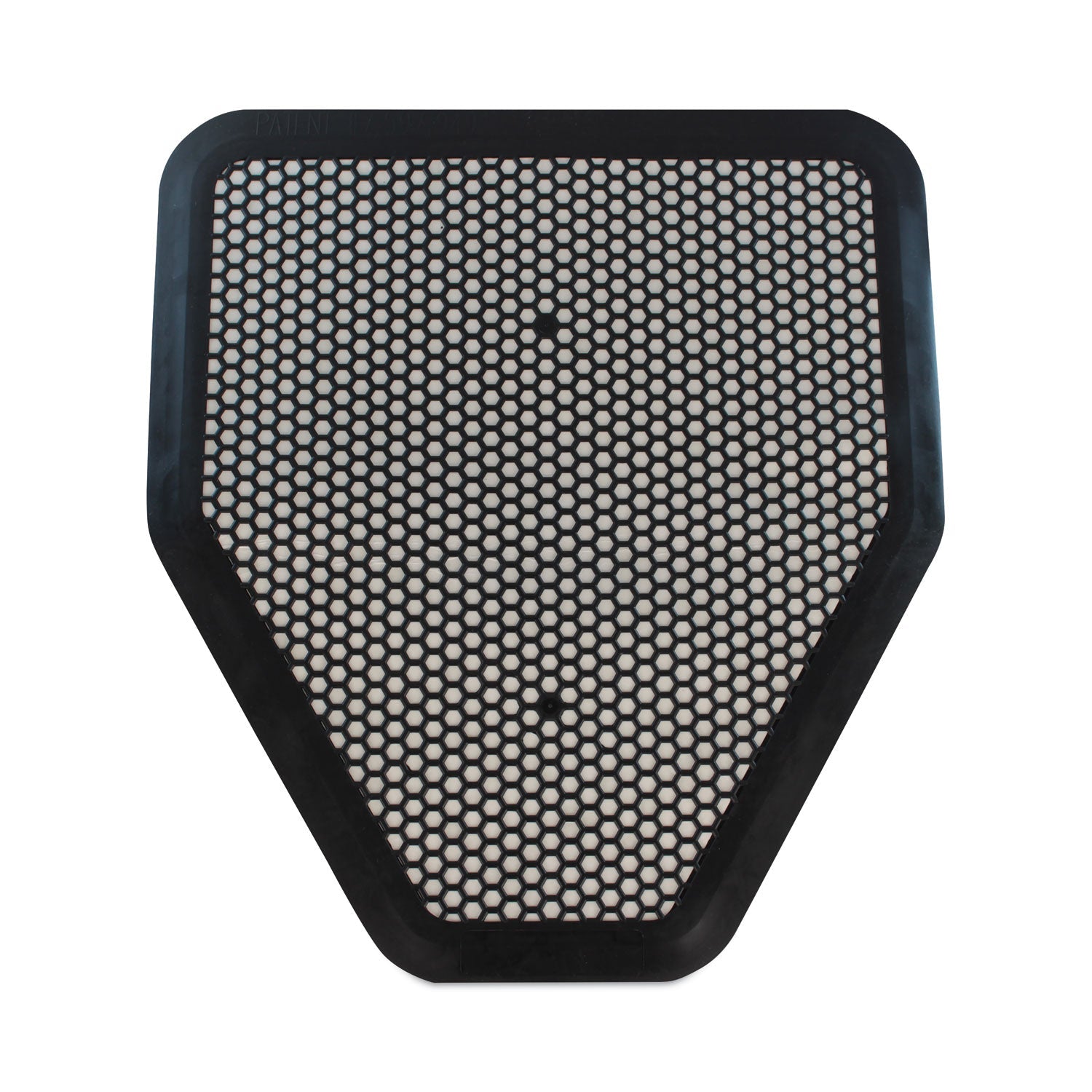TOLCO Urinal Mat, 20.75 x 18.5, Black, 6/Carton