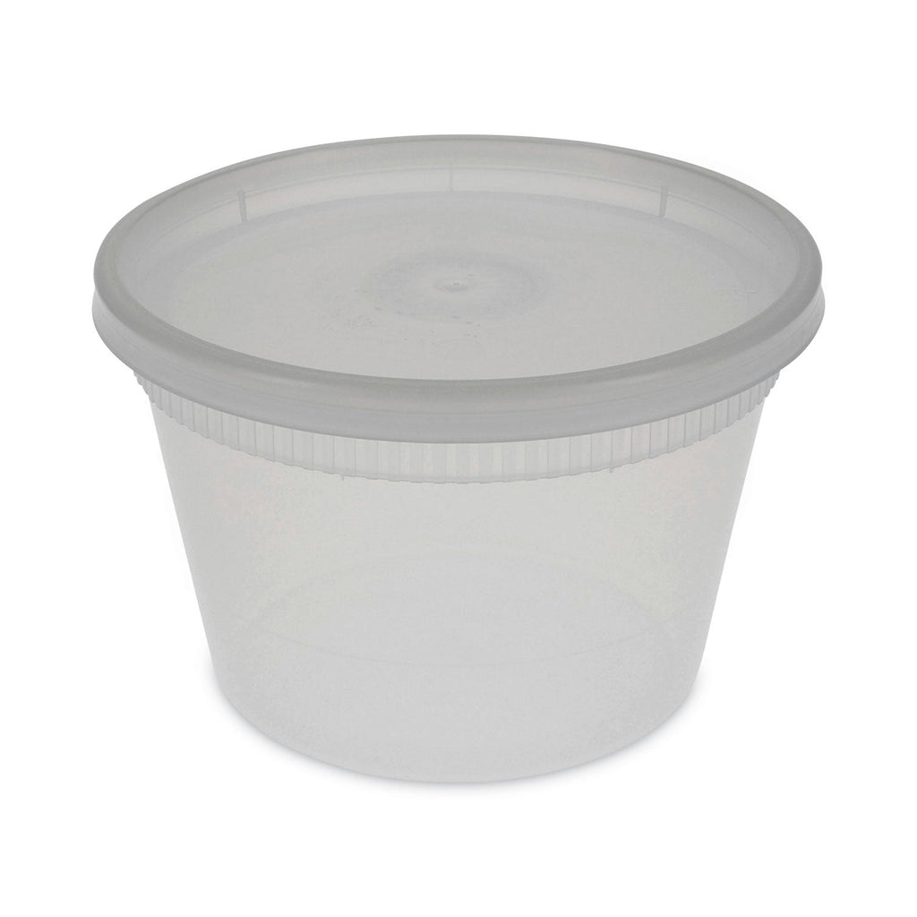 Pactiv Evergreen Newspring DELItainer Microwavable Container, 16 oz, 2 x 2 x 2, Clear, Plastic, 240/Carton
