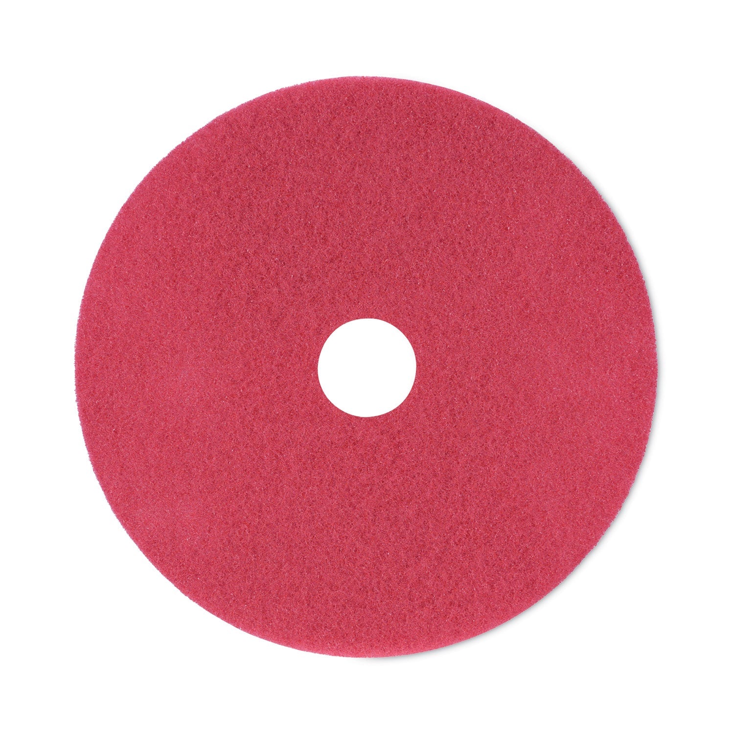 Boardwalk Buffing Floor Pads, 21" Diameter, Red, 5/Carton