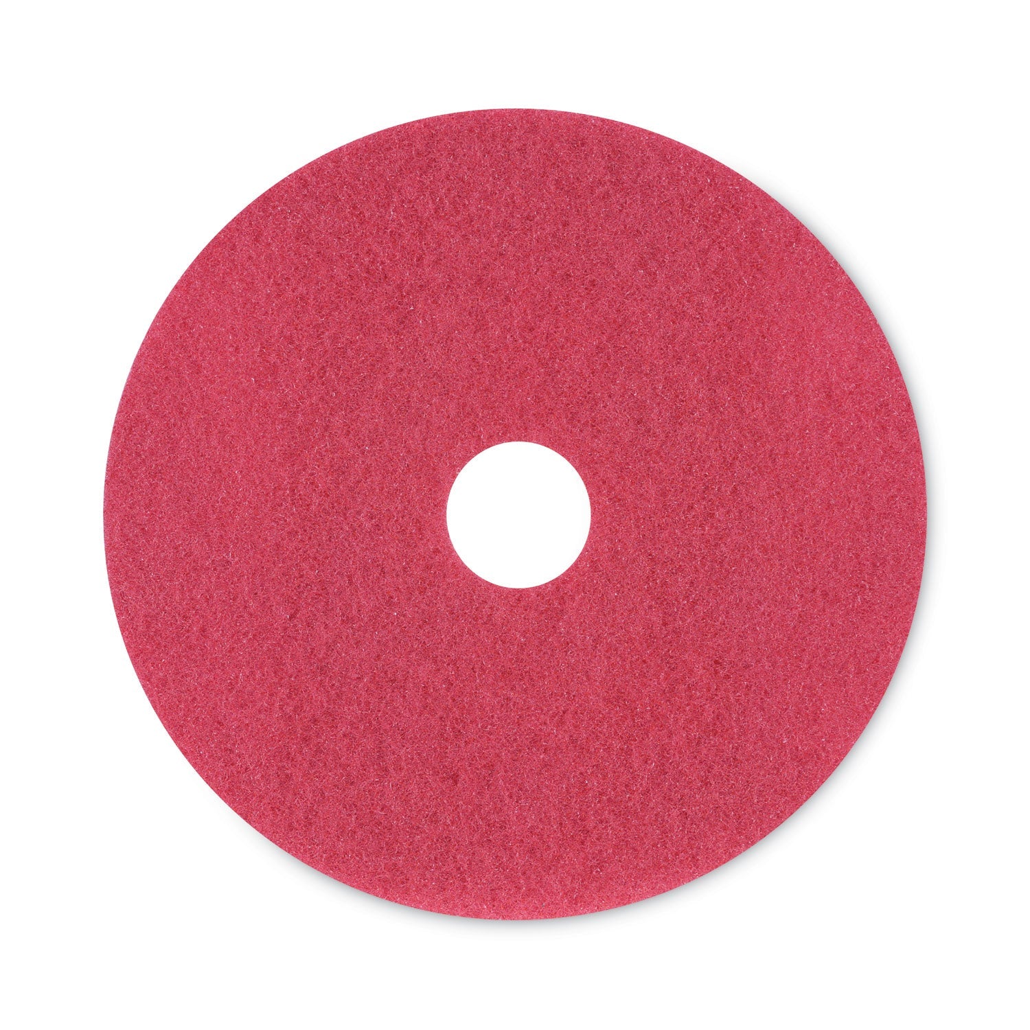Boardwalk Buffing Floor Pads, 20" Diameter, Red, 5/Carton