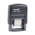 Trodat Printy Self-Inking Stamp, 12 Selectable Messages, 1.25" x 0.38", Red