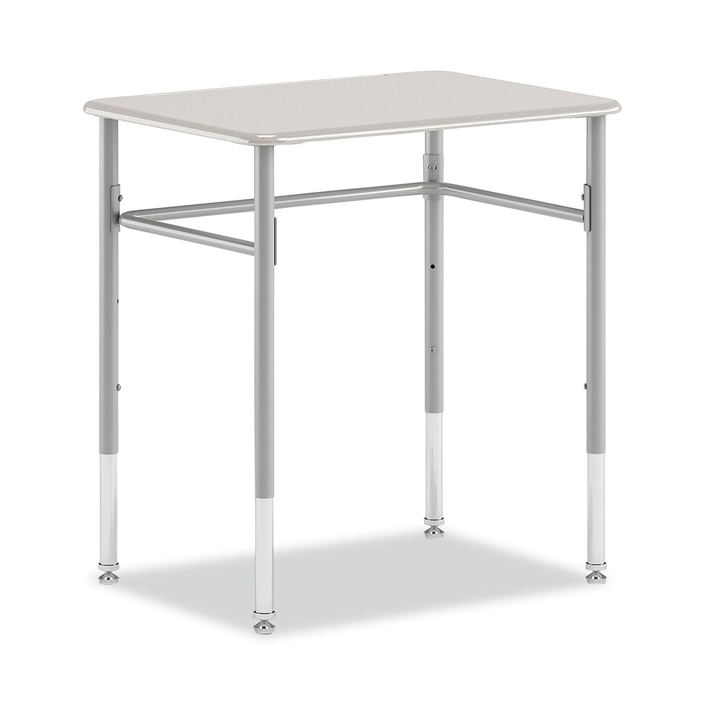 HON SmartLink Student Desk, Rectangle,  20" x 26" x 23" to 33", White, 2/Carton