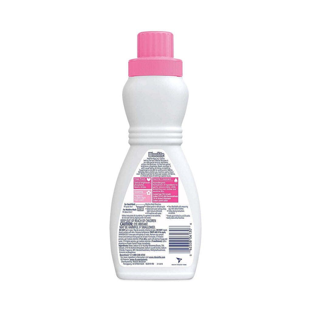 WOOLITE Laundry Detergent for Delicates, 16 oz Bottle, 12/Carton