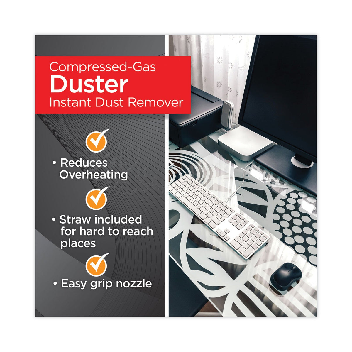 Dust-Off Disposable Compressed Air Duster, 10 oz Can