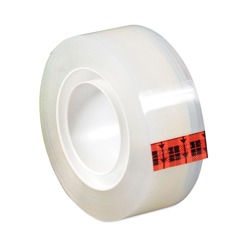 Scotch Transparent Greener Tape, 1" Core, 0.75" x 75 ft, Transparent, 6/Pack