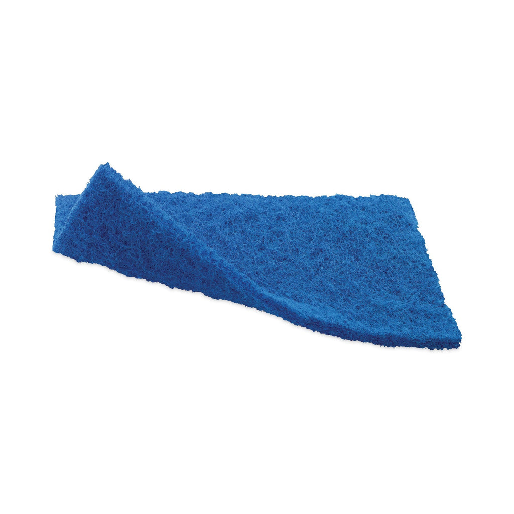 Scotch-Brite Non-Scratch Scour Pads, Size 3 x 6, Blue, 10/Carton