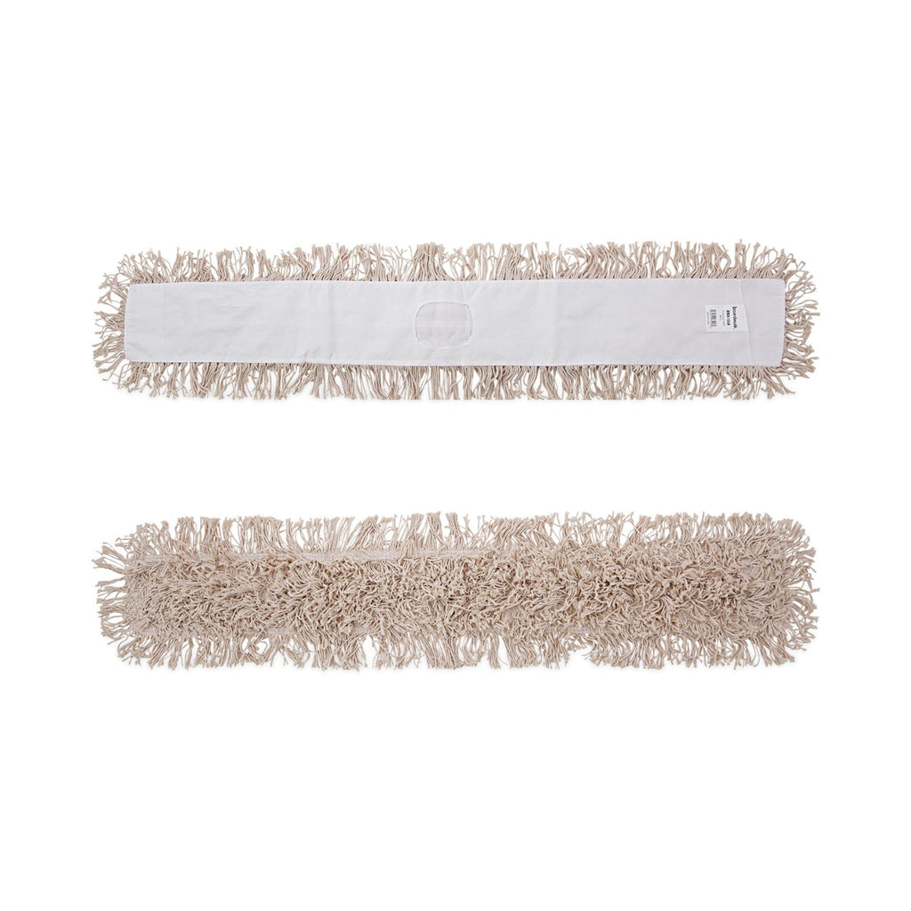 Boardwalk Industrial Dust Mop Head, Hygrade Cotton, 48w x 5d, White