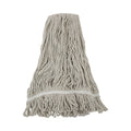 Boardwalk Mop Head, Loop Web/Tailband, Value Standard, Cotton, No. 32, White, 12/Carton