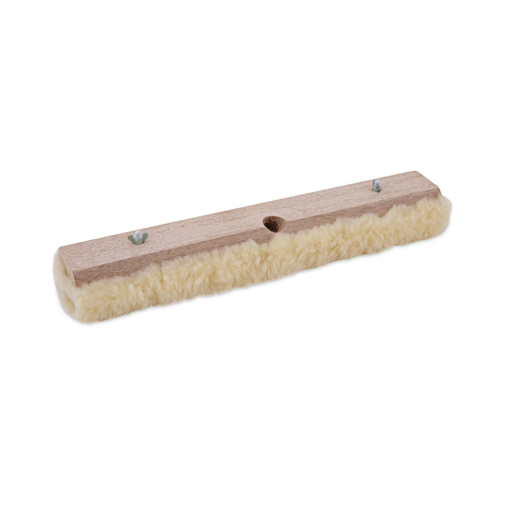 Boardwalk Mop Head, Finish Applicator, Lambswool, 16-Inch, White
