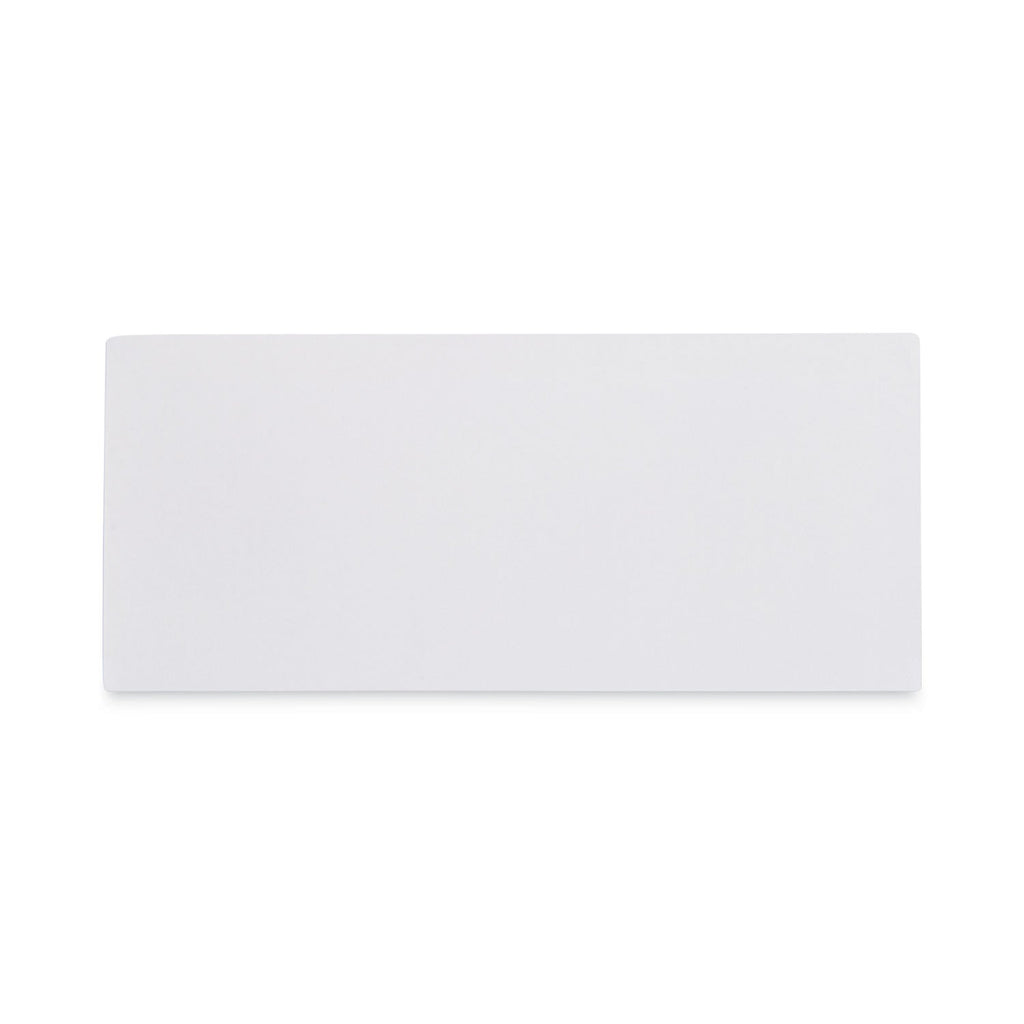 Universal Peel Seal Strip Security Tint Business Envelope, #10, Square Flap, Self-Adhesive Closure, 4.13 x 9.5, White, 100/Box