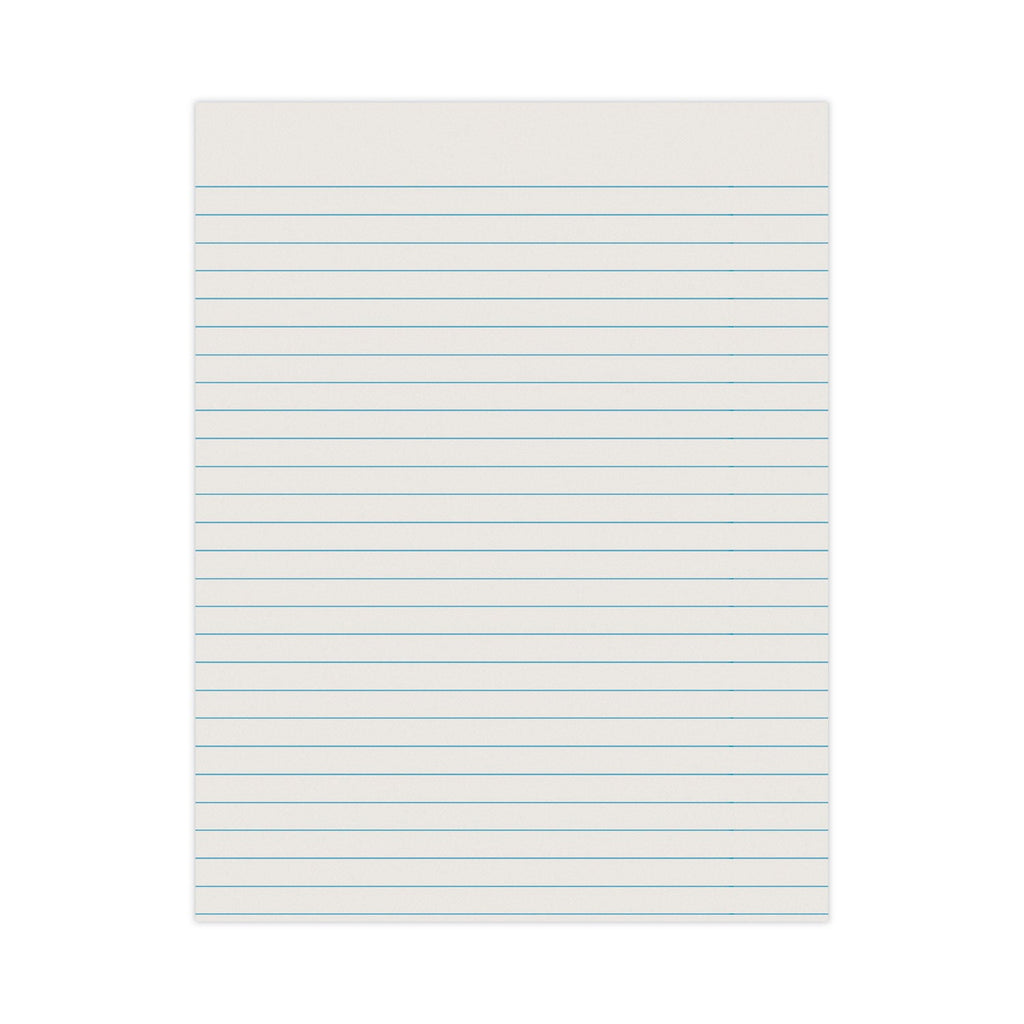Pacon Ruled Newsprint Paper, 3/8" Short Rule, 8.5 x 11, 500/Pack