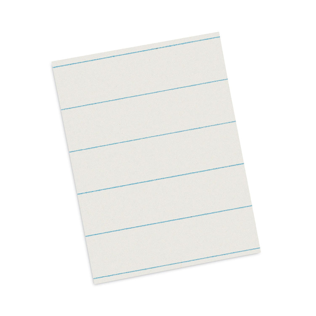 Pacon Ruled Newsprint Paper, 3/8" Short Rule, 8.5 x 11, 500/Pack