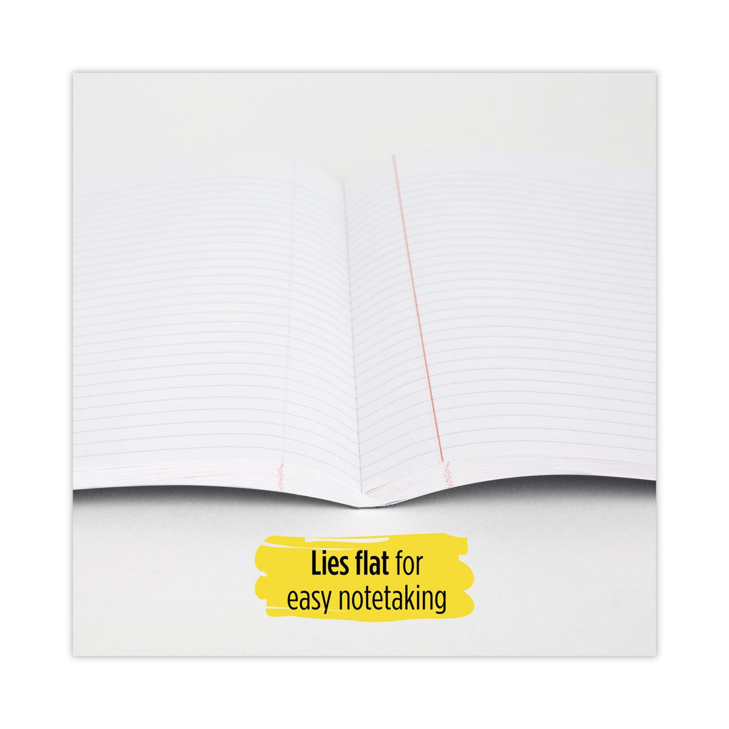 Five Star Composition Book, Medium/College Rule, Randomly Assorted Cover (Black/Cobalt Blue/Lime/Red/Teal/Yellow), 9.75 x 7.5,100 Sheet