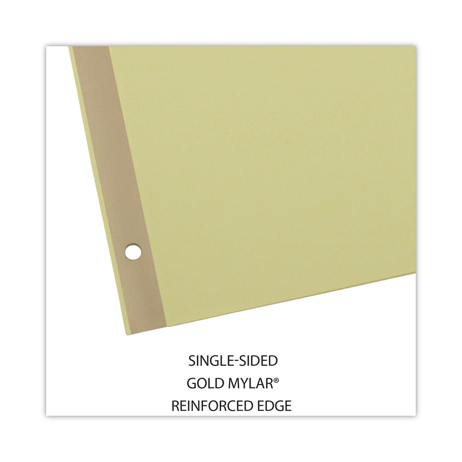Universal Deluxe Preprinted Simulated Leather Tab Dividers with Gold Printing, 25-Tab, A to Z, 11 x 8.5, Buff, 1 Set