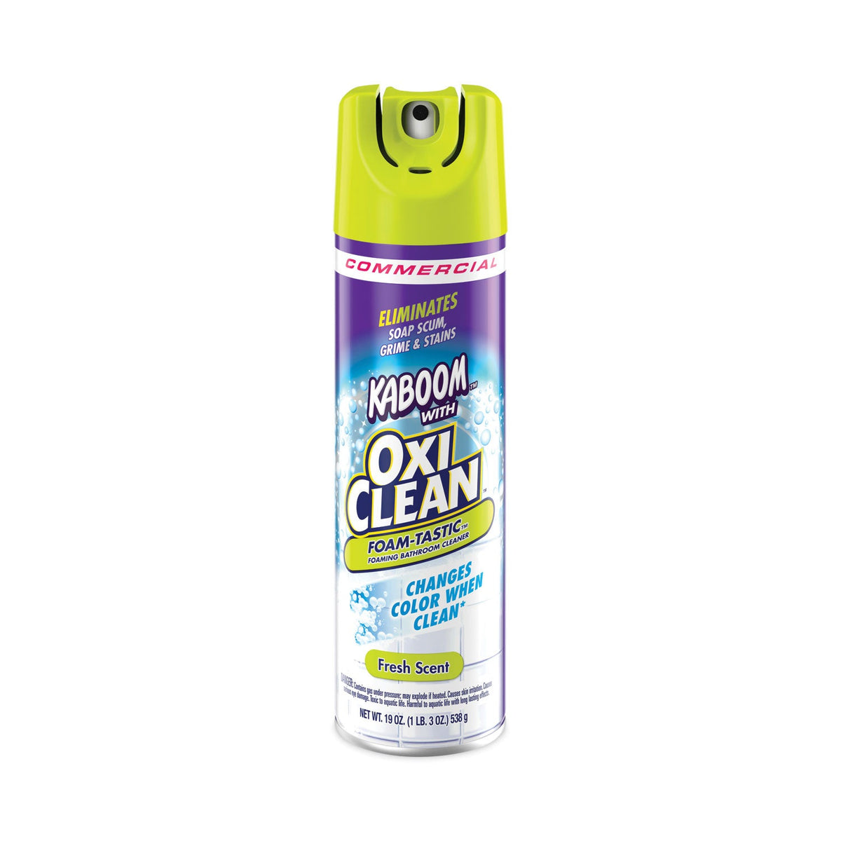 Kaboom Foamtastic Bathroom Cleaner, Fresh Scent, 19 oz Spray Can