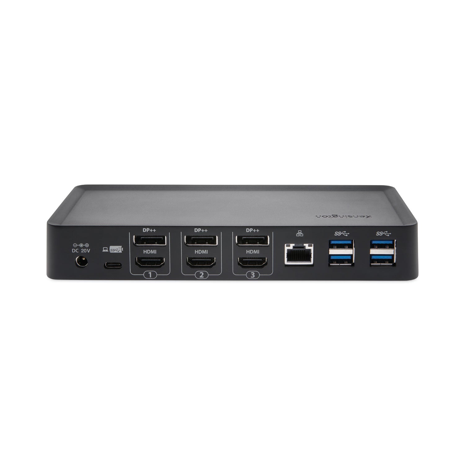Kensington SD4900P USB-C and USB-A 10 Gbps Triple 4K Hybrid Dock, Black