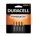 Duracell Power Boost CopperTop Alkaline AAA Batteries, 4/Pack
