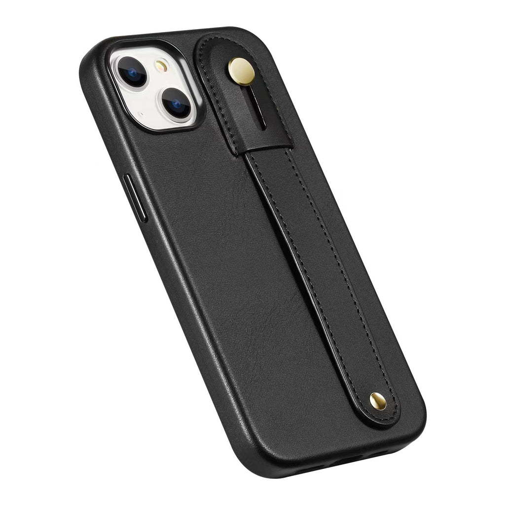 Indy Series Leather FingerGrip Case - iPhone 14 Plus
