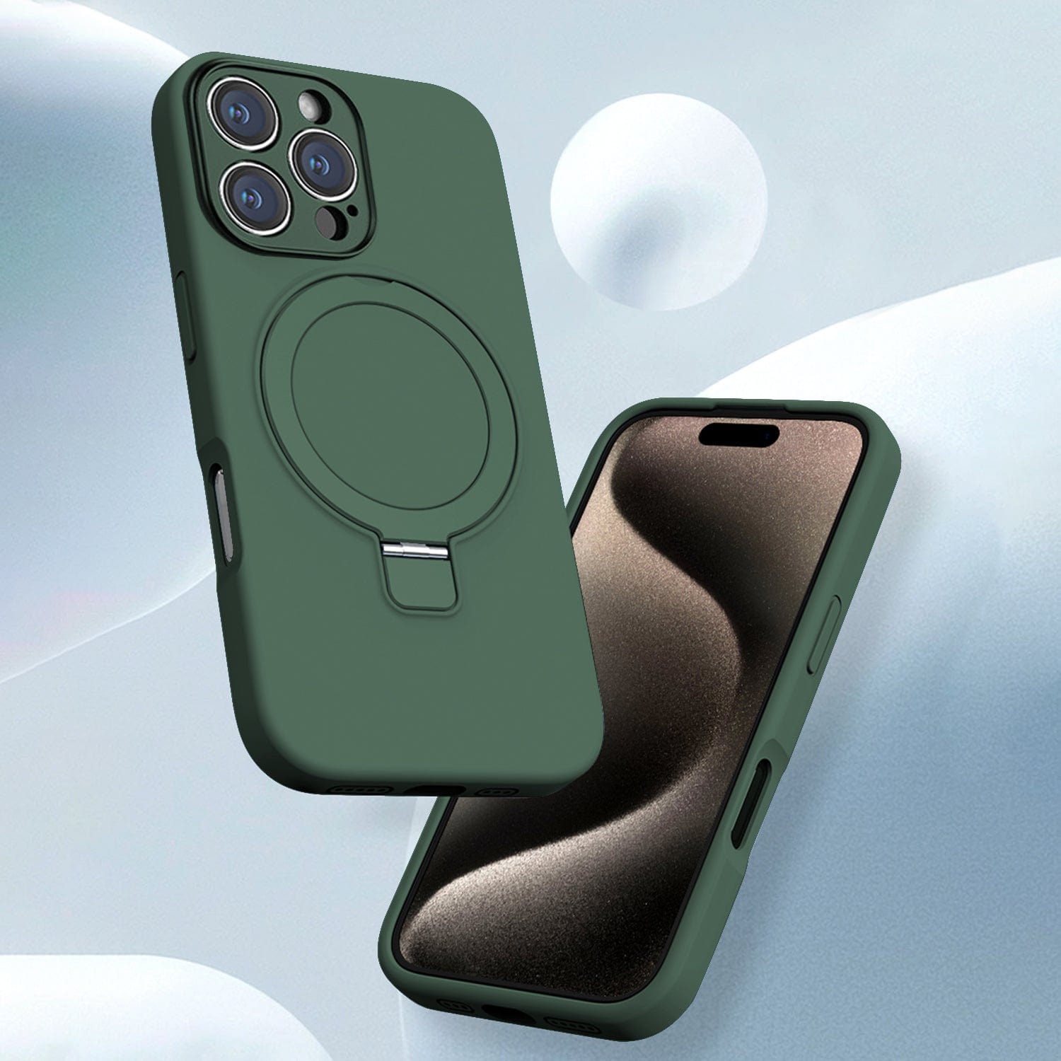 iPhone 16 Pro Slim Kickstand Case - Rugged Protection, MagSafe | Venture Series