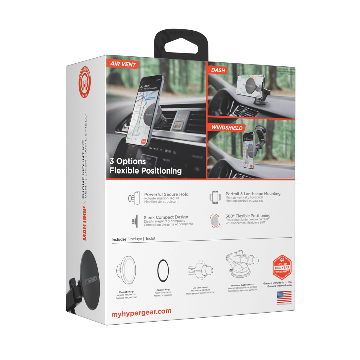 HyperGear MagGrip MagSafe Phone Mount Kit