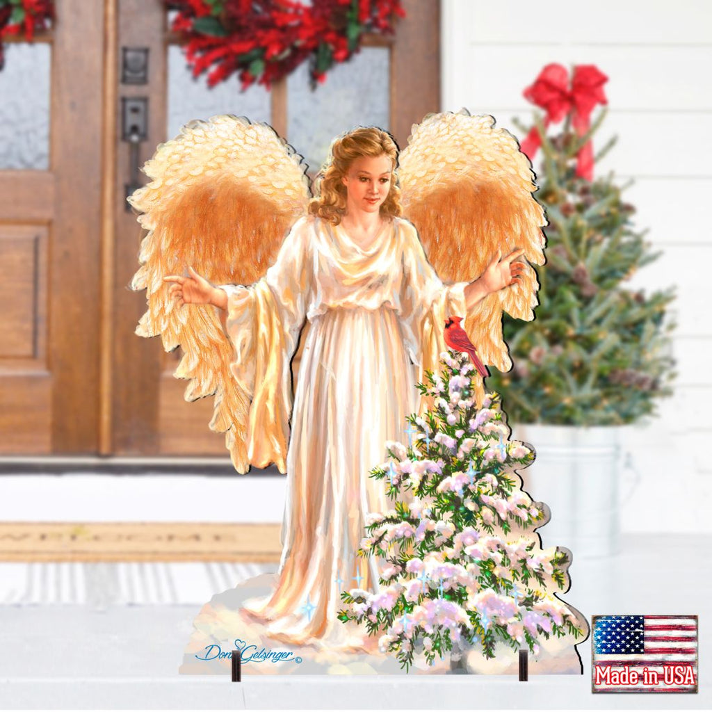 Woodland Angel Nativity Outdoor Decor by D. Gelsinger - Nativity Holiday Decor - 8461046F-1565