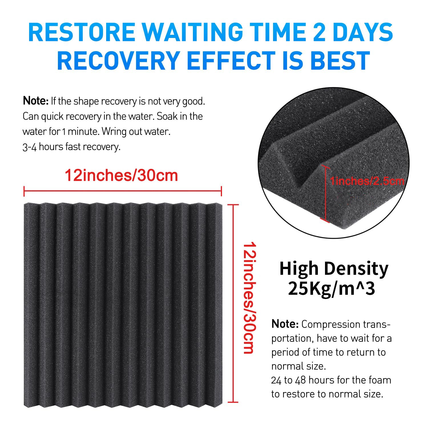 Acoustic Foam For Professional Recording Studio Walls