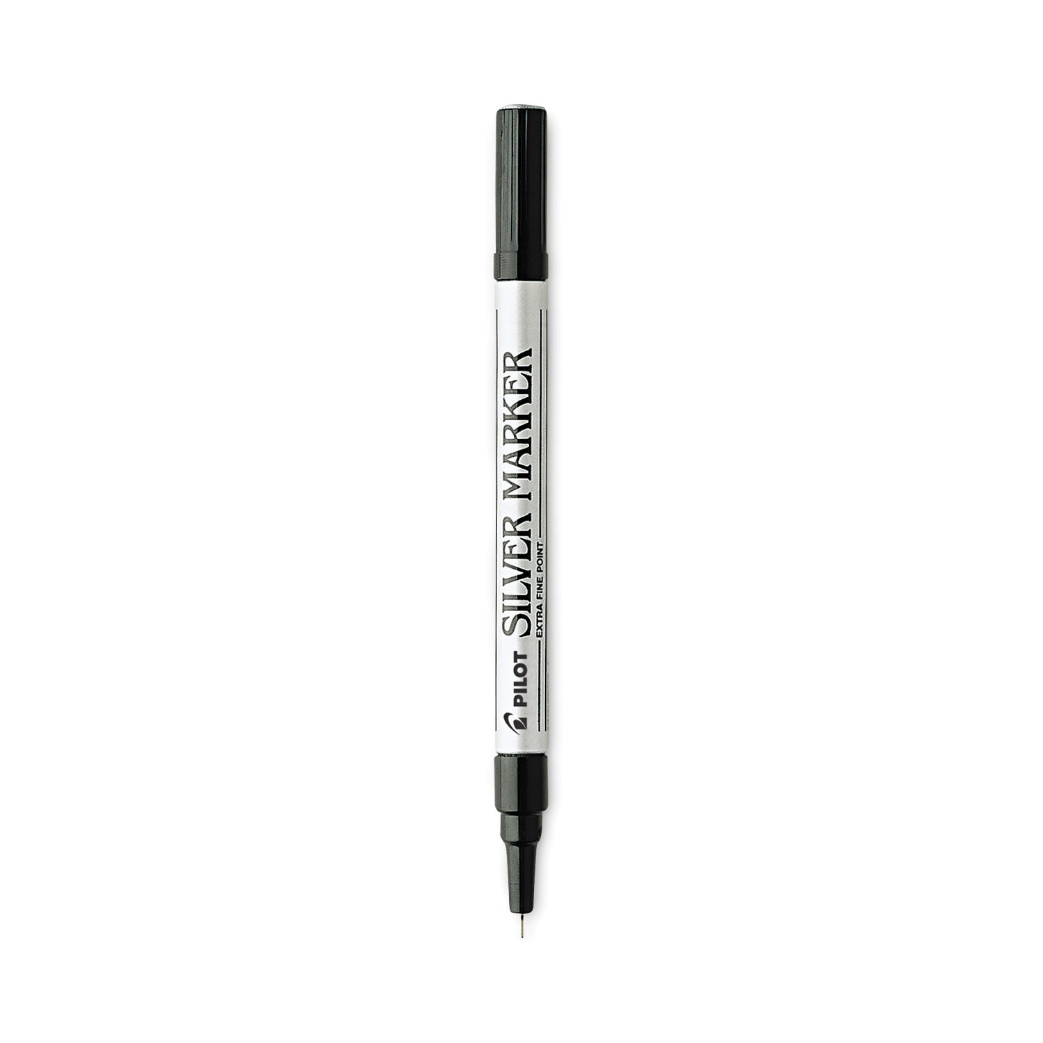 Pilot Creative Art and Crafts Marker, Extra-Fine Brush Tip, Silver