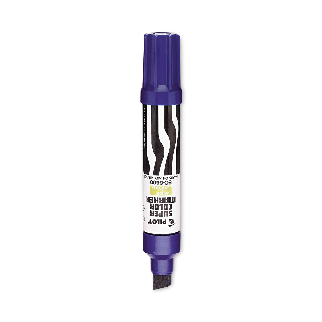 Pilot Jumbo Refillable Permanent Marker, Broad Chisel Tip, Green