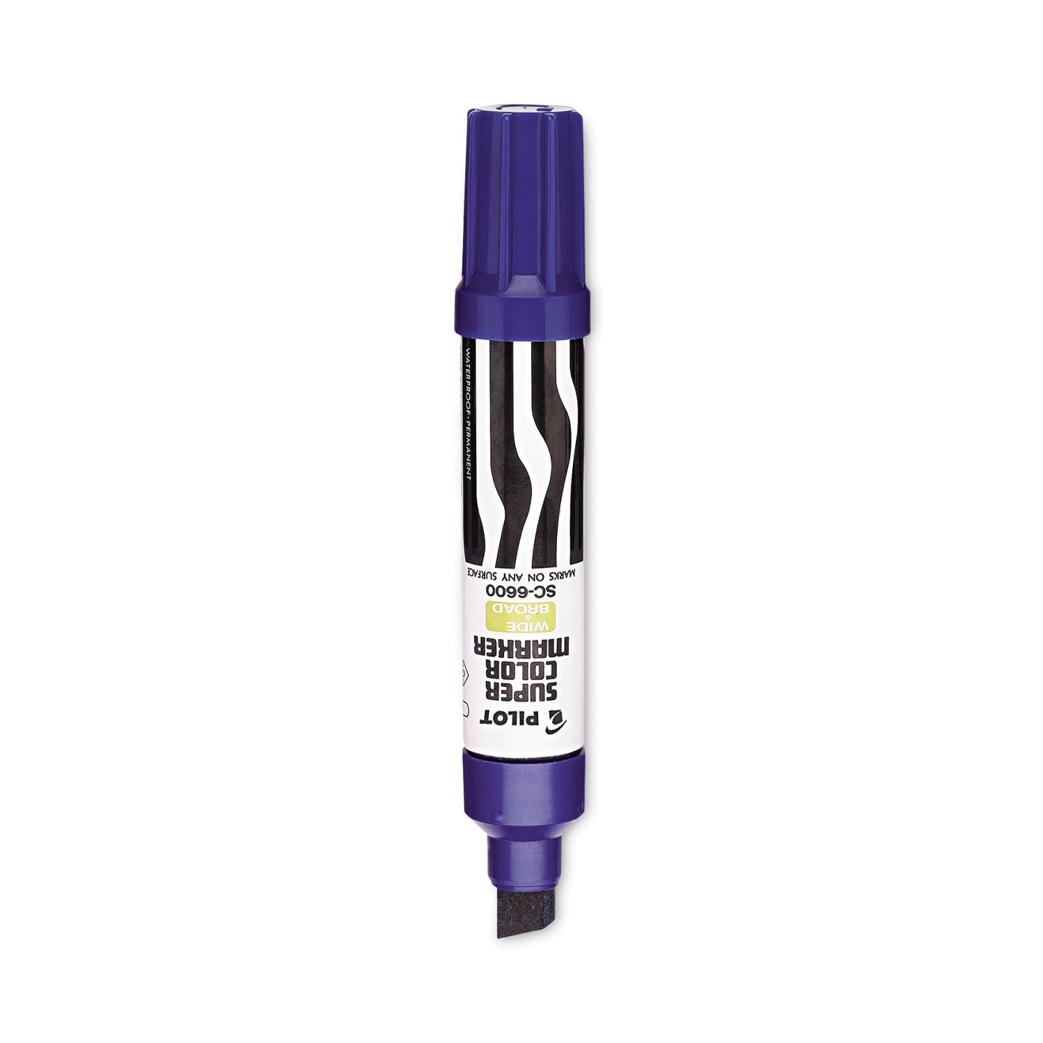 Pilot Jumbo Refillable Permanent Marker, Broad Chisel Tip, Green