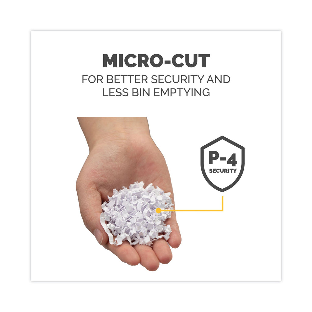 Fellowes Powershred LX210 Micro-Cut Shredder, 16 Manual Sheet Capacity, White