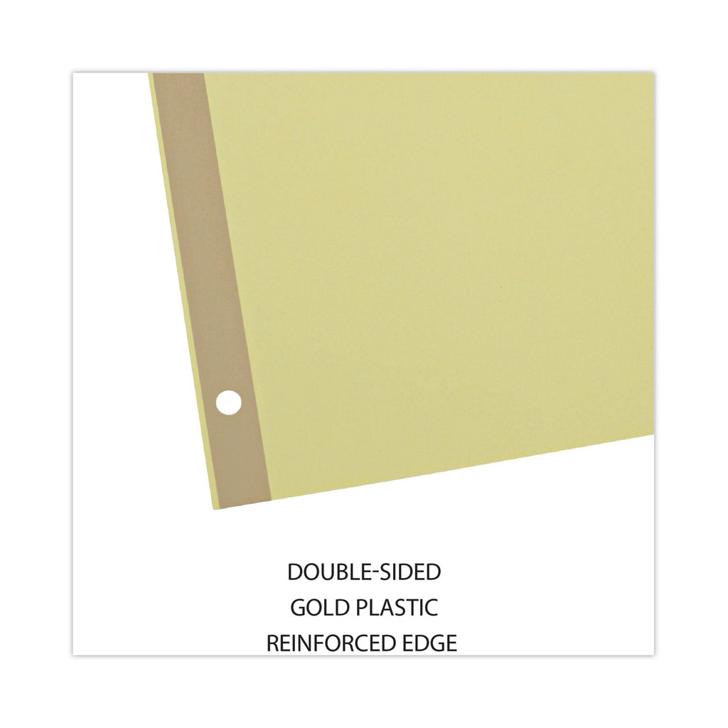 Universal Deluxe Extended Insertable Tab Indexes, 8-Tab, 11 x 8.5, Buff, Assorted Tabs, 24 Sets