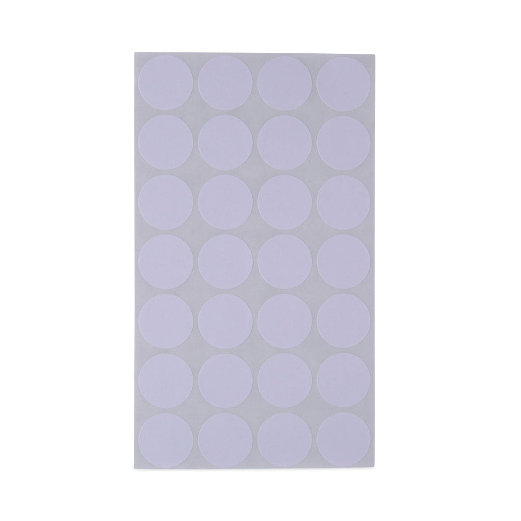 Universal Self-Adhesive Removable Color-Coding Labels, 0.75" dia, White, 28/Sheet, 36 Sheets/Pack