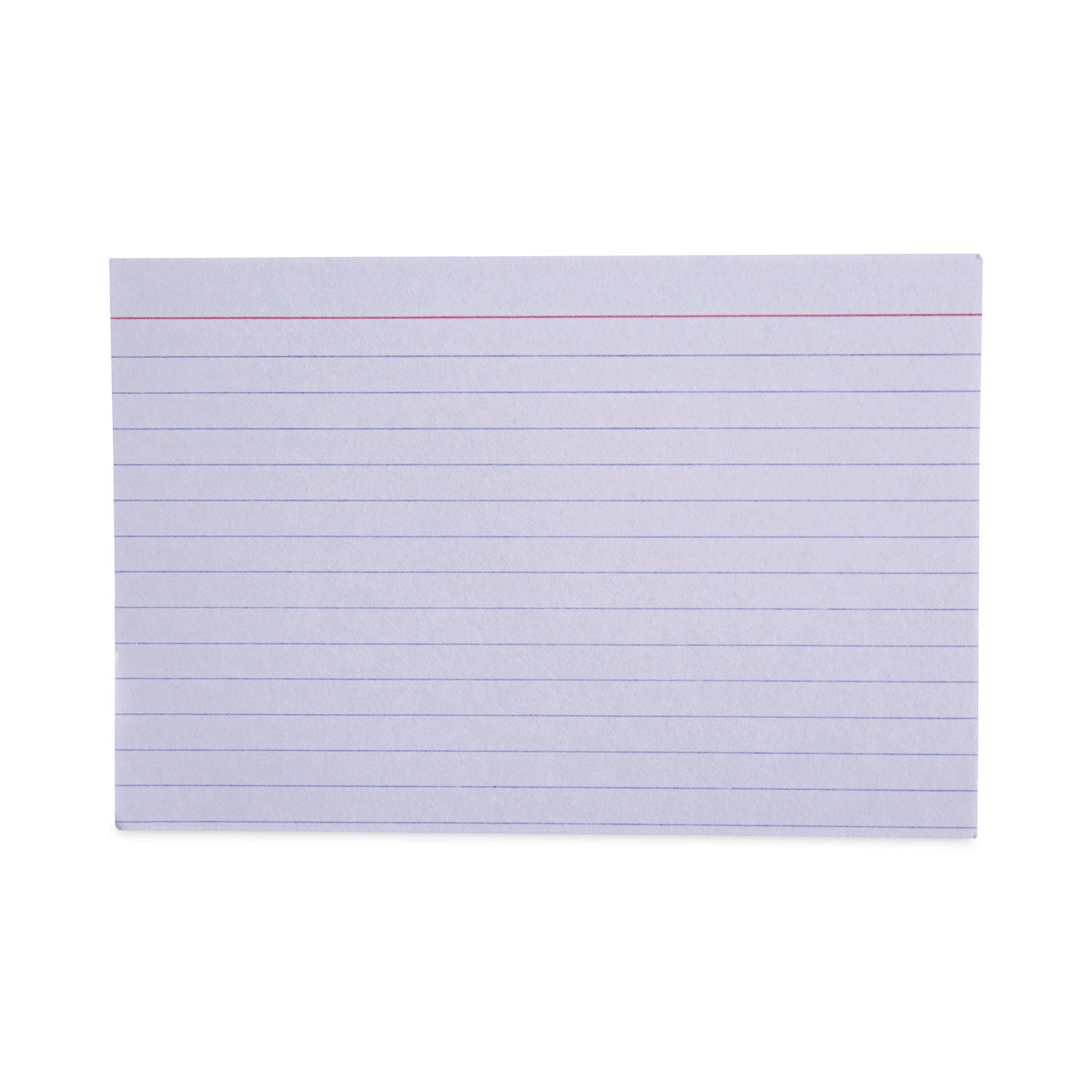 Universal Ruled Index Cards, 4 x 6, White, 100/Pack