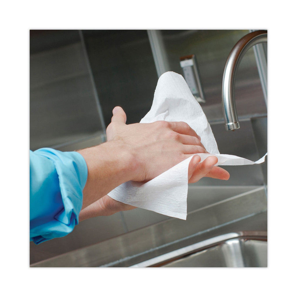 Kleenex Hard Roll Paper Towels with Premium Absorbency Pockets, 8" x 600 ft, 1.5" Core, White, 6 Rolls/Carton