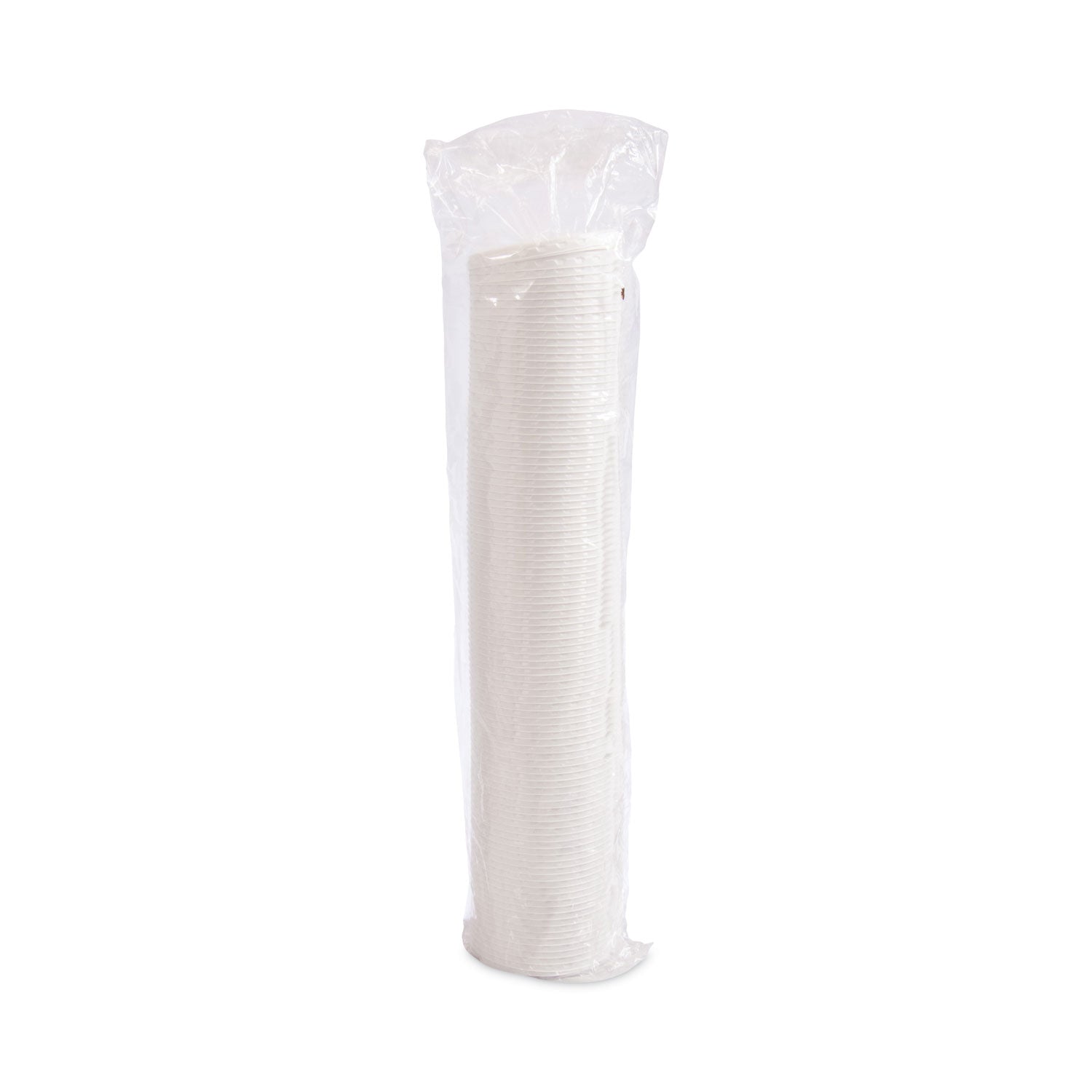 Dart Lift Back and Lock Tab Cup Lids for Foam Cups, Fits 10 oz Trophy Cups, White, 2,000/Carton