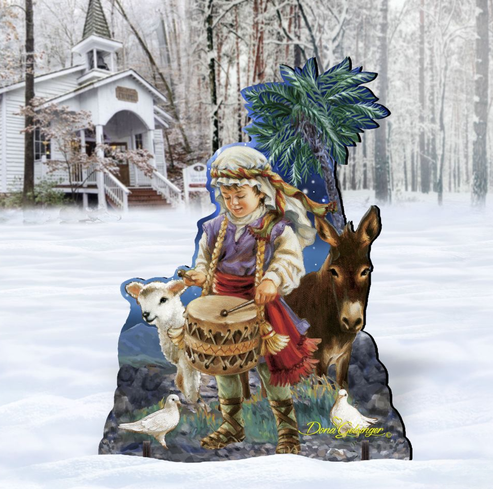 Little Drummer Boy Nativity Outdoor Decor by D. Gelsinger - Nativity Holiday Decor - 8461043F-9720