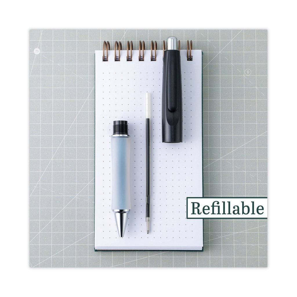 Pilot Dr. Grip Ballpoint Pen, Retractable, Medium 1 mm, Blue Ink, Navy Barrel