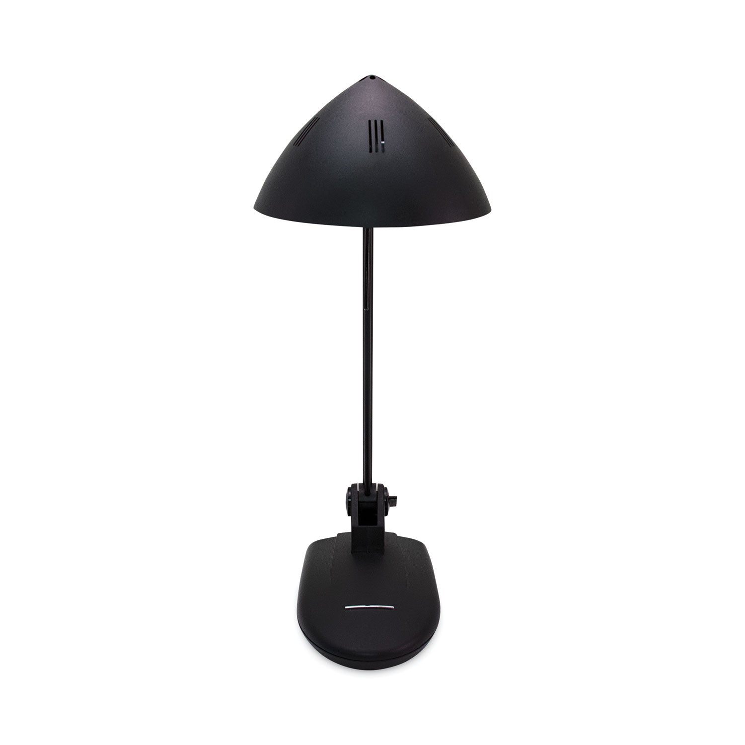 Ledu High-Output Three-Level Halogen Desk Lamp, 6.75"w x 9"d x 20.25"h, Matte Black