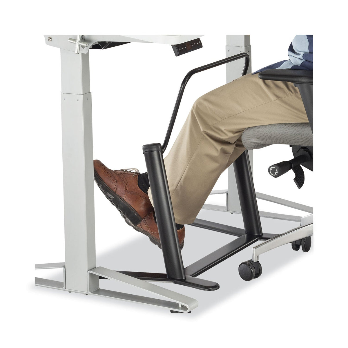 Safco Dynamic Footrest, 29w x 17.75d x 16.5h, Black