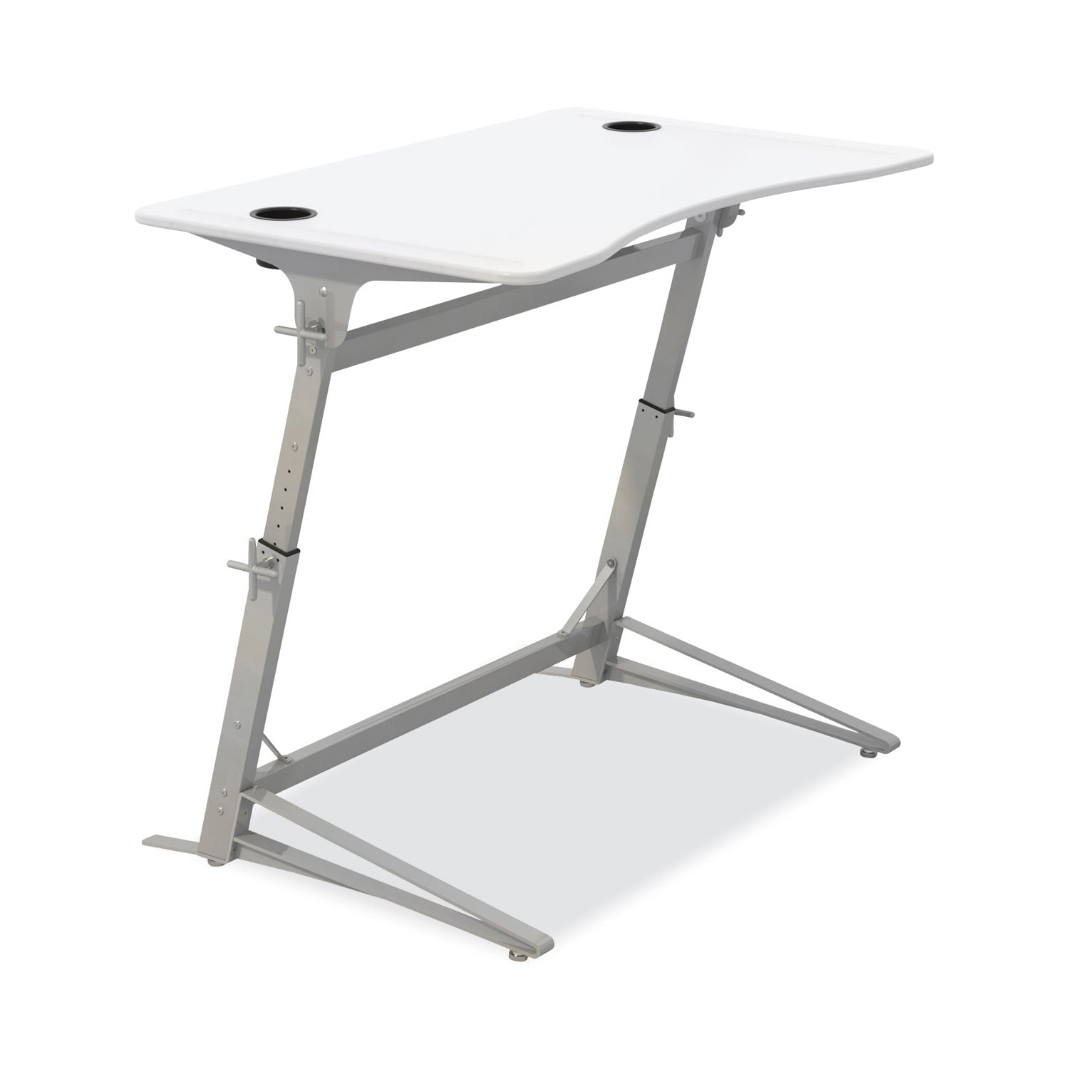 Safco Verve Standing Desk, 47.25" x 31.75" x 36" to 42", White